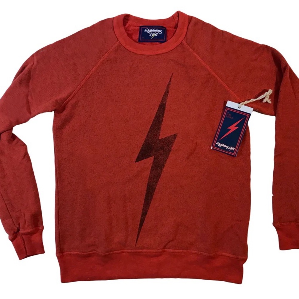 NWT Vestige Lightning Bolt Sweatshirt in Red